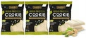 FRANK&OLI Ciastko Proteinowe PISTACJA BIAŁA CZEKOLADA Miękkie 50g x3