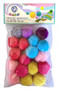 Pompony Dekoracyjne 30mm Wełniane Kłębuszki Scrapbooking Astra