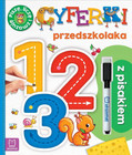 1, 2, 3. Cyferki Przedszkolaka z Pisakiem. Piszę, Liczę, Zmazuję - Edukacyjna Książka