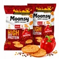 Chipsy z soczewicy papryka 60g x2 Eurowafel Moonsy High Protein