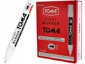 Marker olejowy gruby Toma TO-440 biały x 6 szt