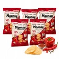 Moonsy Chipsy Ziemniaczane Ostra Papryka 60g x5 Bez Glutenu
