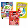 Zadania i łamigłówki dla dzieci 6-9 lat zestaw 3 książek logiczne