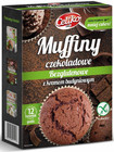 Celiko muffiny czekoladowe z kremem mieszanka babeczki bez glutenu 310 g