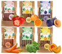 6x Witaminowe Rollsy OWOCOWE WARZYWNE 6 Smaków 300 g Naturalnie Zdrowi