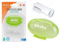 Szczoteczka silikonowa do zębów niemowląt 0M+ Akuku