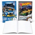 Zestaw 2 zeszytów A4 w trzy linię (kolorowa) 32 kartki UNIPAP Hot Wheels