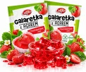 Celiko Galaretka bezglutenowa z agarem o smaku Truskawkowym 45g x2