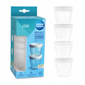 CANPOL Pojemnik Na Pokarm Do Przechowywania Pokarmu 180 ml. 4 szt. 12/204