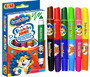 Flamastry Pisaki Szkolne Dwustronne Jumbo 6 Sztuk 12 Kolorów Bambino