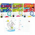 Cyferki, Literki i Kaligrafia – 3 książki z rowkami 3D