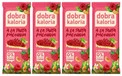 4x Naturalny Baton Tarta MALINOWA Orzechy Nerkowca Rodzynki Dobra Kaloria