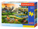 Puzzle Dinozaury 100 elementów Castorland