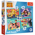 Puzzle 4w1 Minionki Zwariowane – Trefl