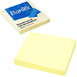 Karteczki SAMOPRZYLEPNE Żółte 75x75mm Bloczek 100 Kartek Bantex