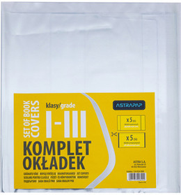 Komplet okładek do podręczników I-III AstraPap 10 sztuk