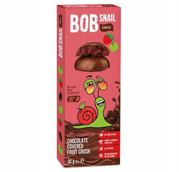 Bob Snail Ciasteczka Jabłko Truskawka W Czekoladzie 30g