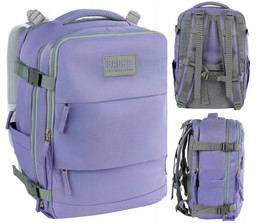 Plecak kabinowy 40×30×20 cm – 24 L, fioletowy, BackUp
