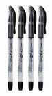 4x Długopis Żelowy 0.5 mm Czarny Gel-Ocity Stic Bic