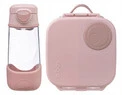 Zestaw butelki i lunchboxa B.Box różowy 450ml 1l