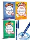 PAKIET Nauka Pisania Kaligrafia Grafomotoryka Szlaczki + Długopis Usuwalny