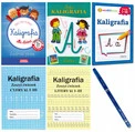 Zestaw KALIGRAFIA Klasa 1-3 Pakiet Do Nauki Pisania 5 Zeszytów + Długopis
