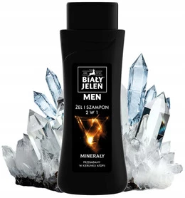 Żel i Szampon BIAŁY JELEŃ 2w1 Z Minerałami MEN 300 ml Kompleks Minerałów
