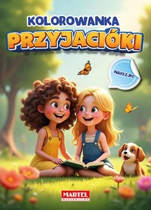 Kolorowanka z naklejkami Przyjaciele. Przyjaciółki