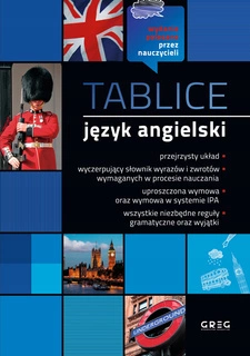 Tablice Język ANGIELSKI Szkoła Podstawowa/Liceum/Technikum J. Paciorek Greg