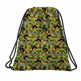 Derform BackUP Piksel Game school bag