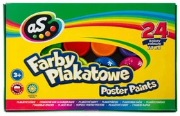 Farby plakatowe szkoleniowe Astra - 24 kolory, 20 ml