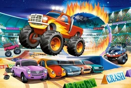 Puzzle MAXI 40 Auto MONSTER TRUCK Skaczący Pojazd 4+ Castorland