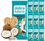 10x DOBRA KALORIA Zdrowy Baton Orzechy Nerkowca i Kokos Bez Dodatku Cukru