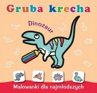 Gruba Krecha Malowanka Kolorowanka Dinozaur 1+ Skrzat