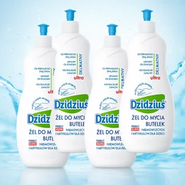 Żel do mycia butelek i smoczków 4x500 ml – Dzidziuś