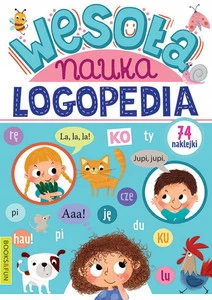 LOGOPEDIA Wesoła Nauka Ćwiczenia LOGOPEDYCZNE + Naklejki BooksAndFun