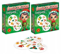 ALE PARY ŚWIĄTECZNE Gra Karciana Na Spostrzegawczość 4+ Alexander x2