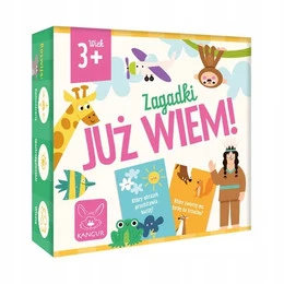 Już Wiem Zagadki gra planszowa 3+ Kangur
