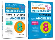 Egzamin Ósmoklasisty KOMPLET Repetytorium Arkusze J. Angielski Greg