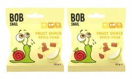 Żelki Owocowe Bob Snail Jabłko Gruszka Bez Cukru