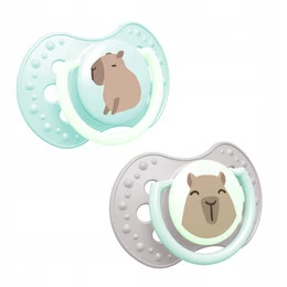 LOVI SMOCZEK SILIKONOWY DYNAMICZNY 18m+ 2szt CAPICHILL ŚWIECĄCY