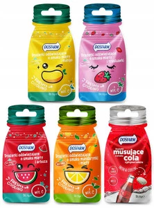 Cukierki Odświeżające Drażetki BEZ CUKRU Zestaw MIX SMAKÓW Dosfarm 15g x5