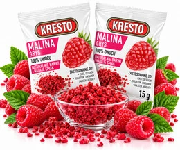 Kresto Malina Liofilizowana Grys 15g | 100% Owocu x2