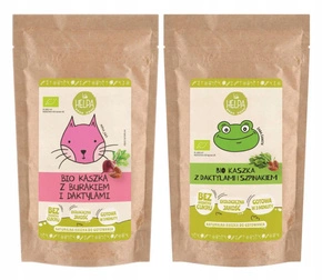 HELPA Kaszka Bio MIX SMAKÓW Bez Cukru 200gx2