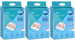 3x CANPOL Wielofunkcyjne POKŁADY HIGIENICZNE Do Przewijania 60x60 cm 78/006