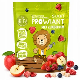 Owoce liofilizowane Suchy Prowiant Mix z Jabłkiem 20 g – Helpa