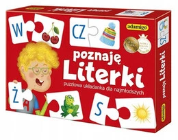 Puzzle Poznaję literki Adamigo