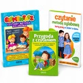 Elementarz nauka czytania metodą sylabową 3 książki ćwiczenia karty pracy