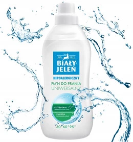 PŁYN DO PRANIA Uniwersalny Hipoalergiczny BIAŁY JELEŃ 1 l
