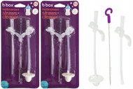Słomki Wymienne Rurki Do Bidonu Kubka 2 szt B.Box x2